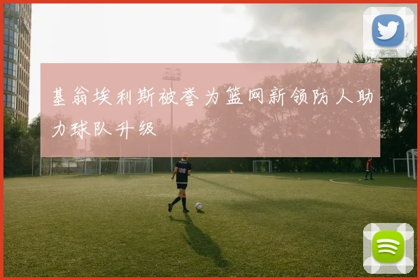 基翁埃利斯被誉为篮网新领防人助力球队升级